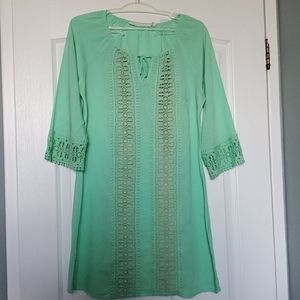 Solitaire dress, swim cover-up